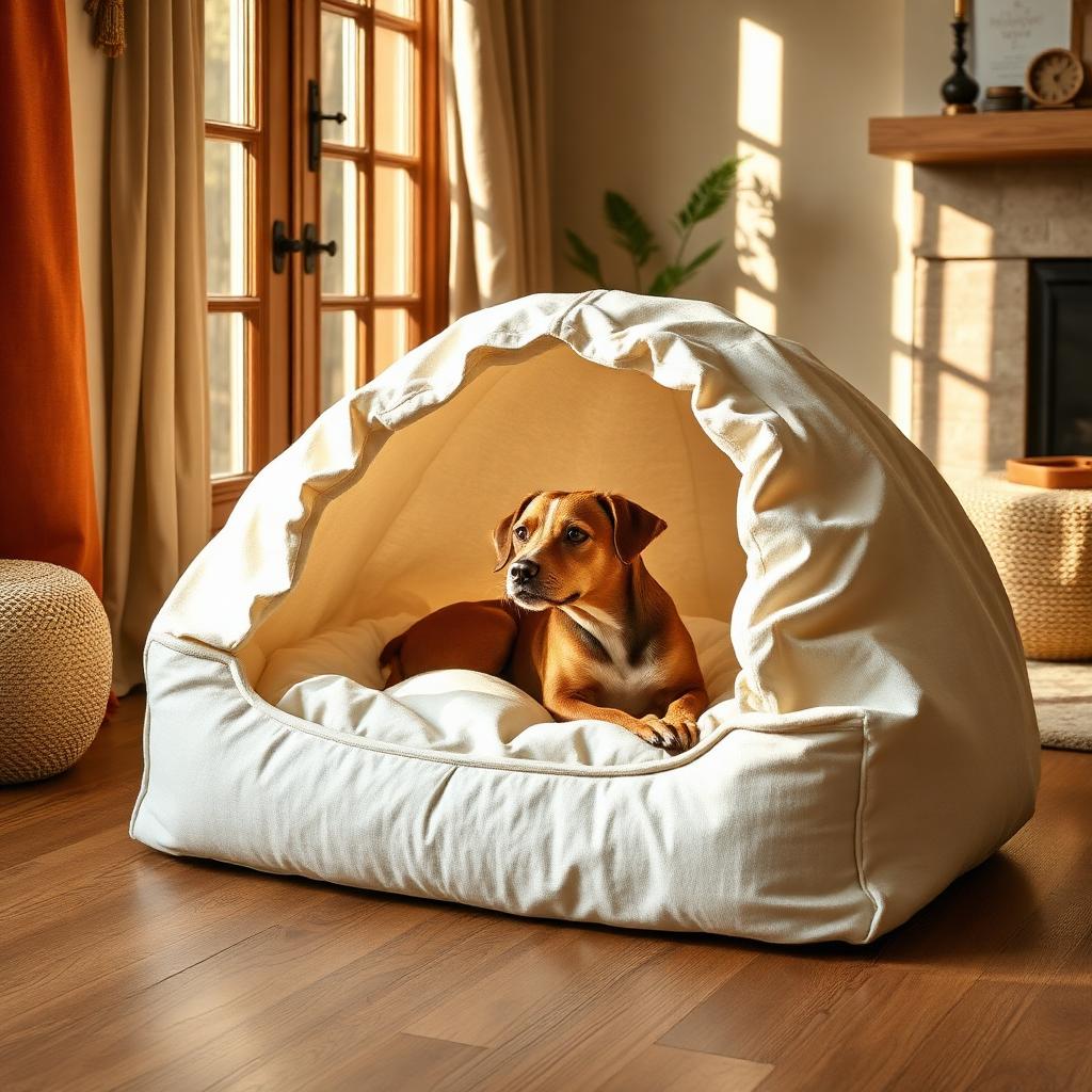 Covered Cave Bed