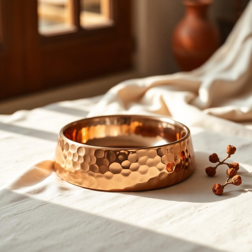 Hammered Copper Bowl