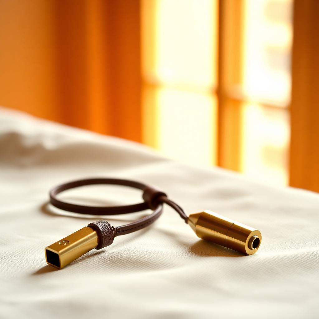 Brass Training Whistle