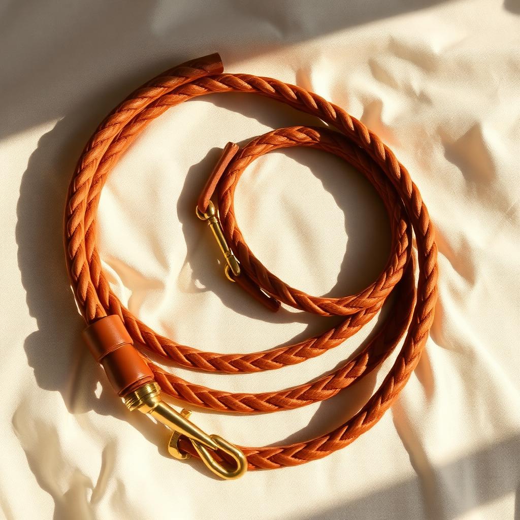 Braided Leather Leash