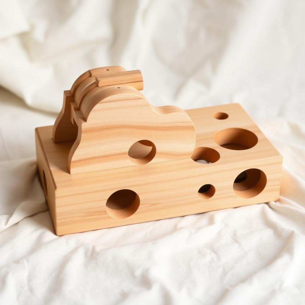 Wooden Puzzle Feeder